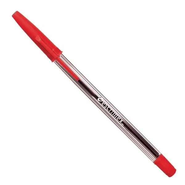BOLIGRAFO ESCRIMEX 1.0MM ROJO PZA